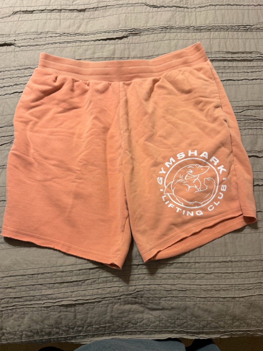 Gymshark Shorts Mens XL Legacy 6” Lifting Club Shark Gym Fleece